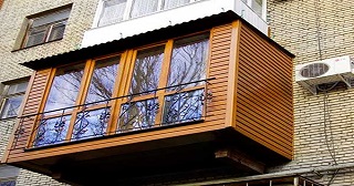 Внешняя отделка балкона Чусовой цена от 1060 руб. м/2.